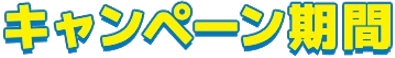 キャンペーン期間